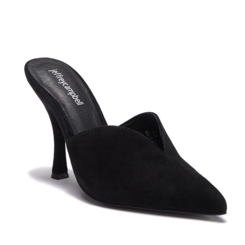 Jeffrey Campbell Black Jodeci Sweetheart Mule Pump